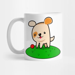 Playful Dog. Mug